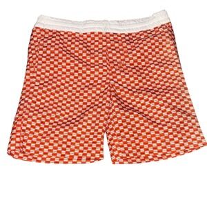 Tea Collection Boys Swim Trunks Orange Checkered‎ Swim Shorts 2T